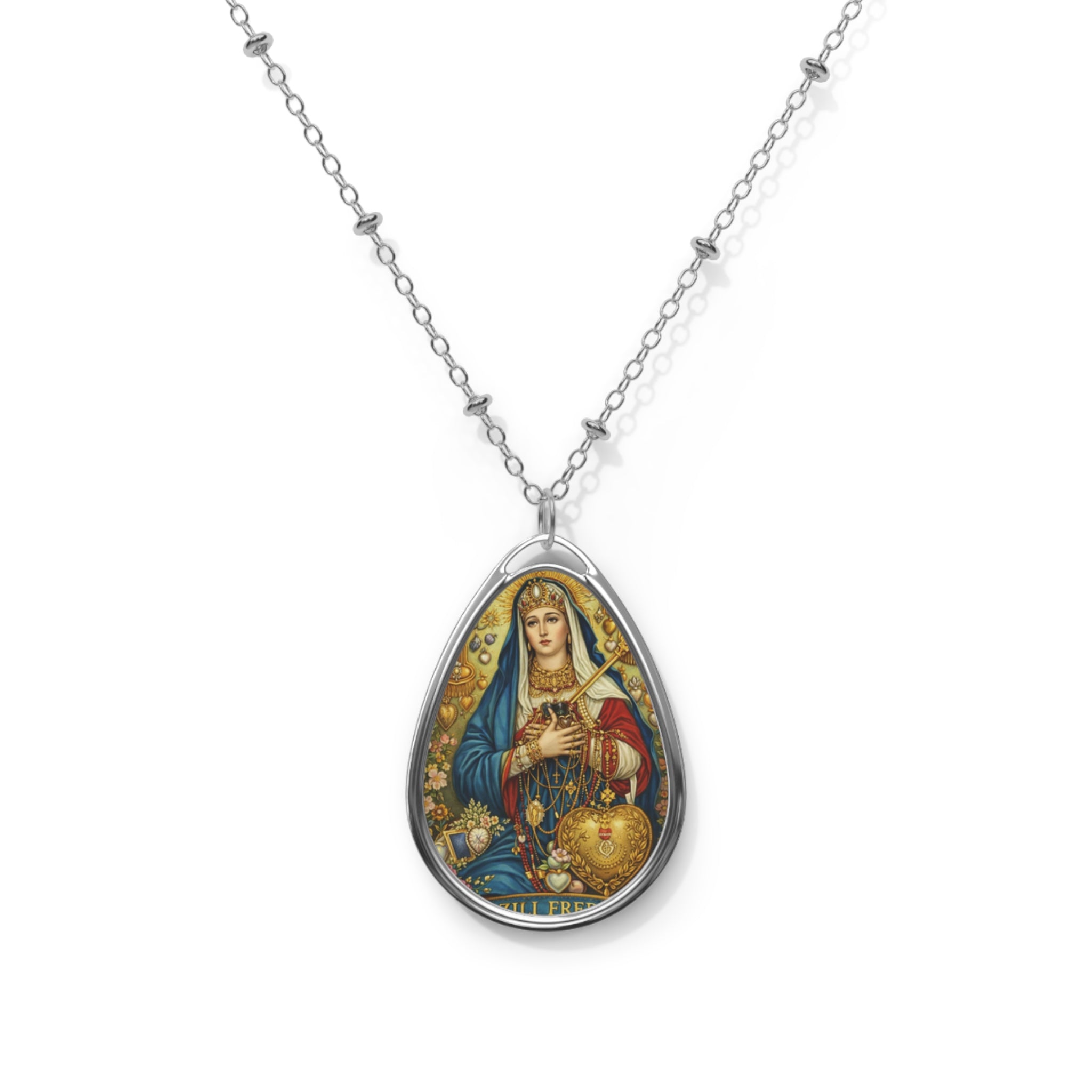 Ezili Freda Divine Love Art – Elegant Gold Sacred Heart Spiritual Design”